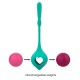 Σετ Κολπικές Μπάλες Σιλικόνης - Rithual Deva Pelvic Training Kegel Beads Aqua Green