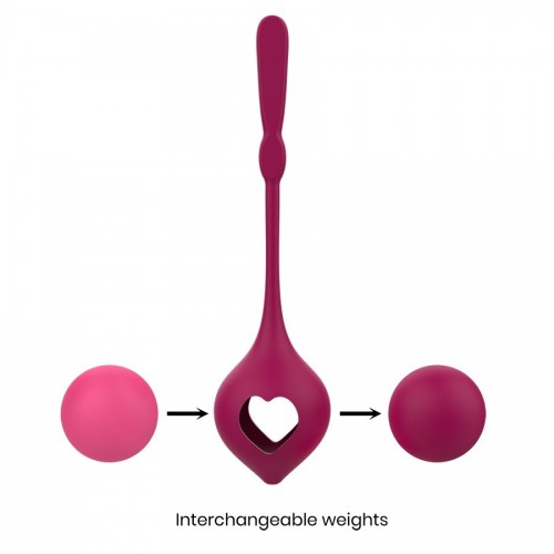 Σετ Κολπικές Μπάλες Σιλικόνης - Rithual Deva Pelvic Training Kegel Beads Orchid