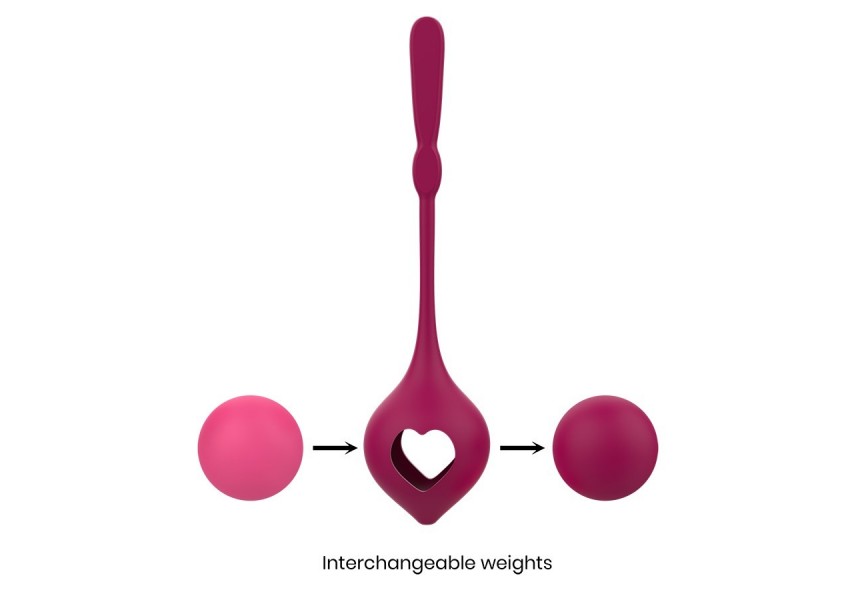 Σετ Κολπικές Μπάλες Σιλικόνης - Rithual Deva Pelvic Training Kegel Beads Orchid