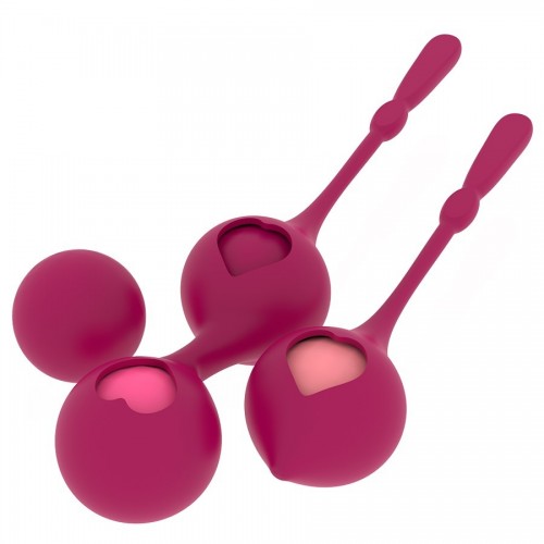 Σετ Κολπικές Μπάλες Σιλικόνης - Rithual Deva Pelvic Training Kegel Beads Orchid