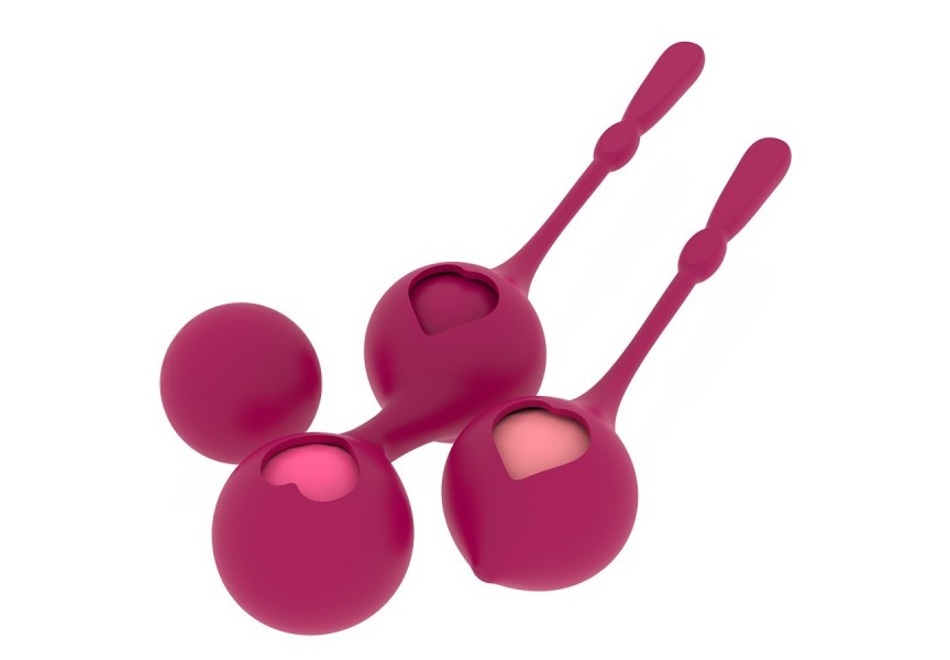 Σετ Κολπικές Μπάλες Σιλικόνης - Rithual Deva Pelvic Training Kegel Beads Orchid