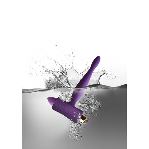 Rocks Off Petite Sensations Vibrating Anal Teazer Purple 12cm