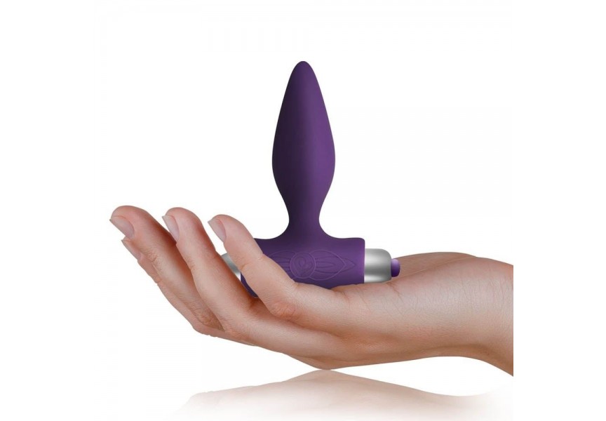 Rocks Off Petite Sensations Vibrating Anal Plug Purple 10cm