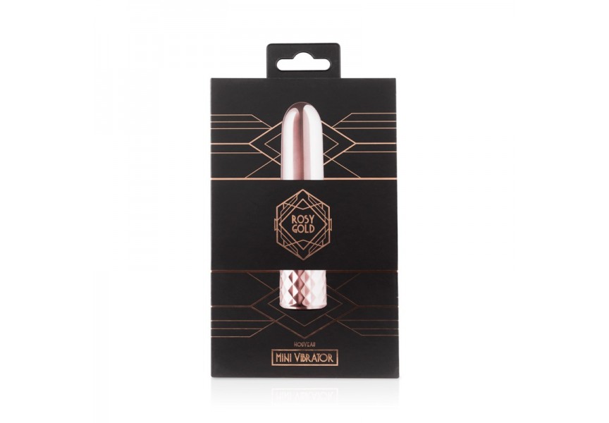 Μίνι Χρυσός Δονητής 10 Δονήσεων - Rosy Gold Nouveau Mini Vibrator Gold 9.5cm