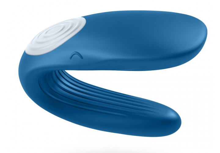 Διπλός Δονητής Ζευγαριών - Satisfyer Double Whale Couple Vibrator Blue