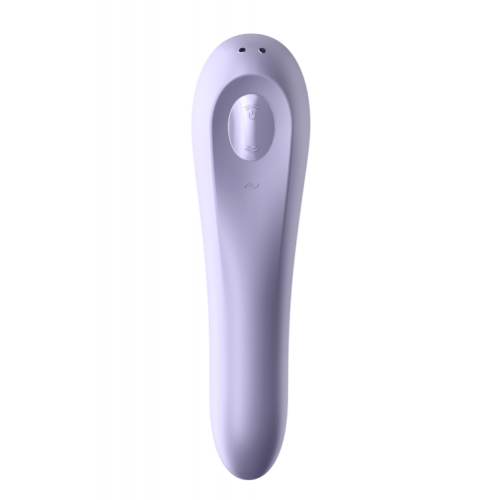 Satisfyer Dual Pleasure Air Pulse Vibrator App Purple 18cm