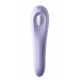 Satisfyer Dual Pleasure Air Pulse Vibrator App Purple 18cm