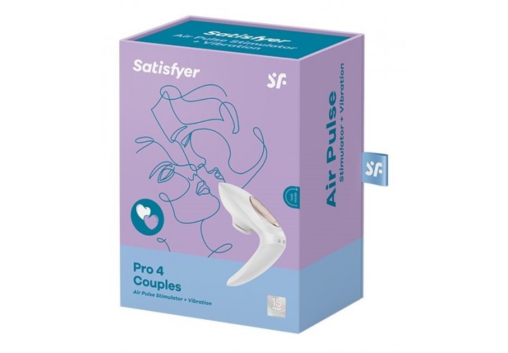 Satisfyer Pro 4 Couples Air Pulse Stimulator & Vibration
