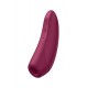 Satisfyer Curvy 1+ Air Pulse Stimulator With Vibration App Red 13.4cm