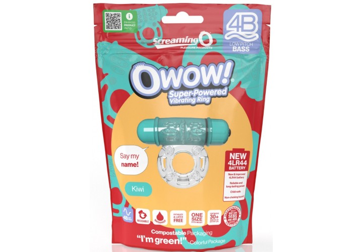 Δονούμενο Δαχτυλίδι Πέους Χαμηλής Έντασης - The Screaming O 4B Owow Kiwi