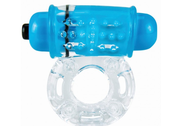 The Screaming O Color Pop Owow Vibrating Cock Ring Blue