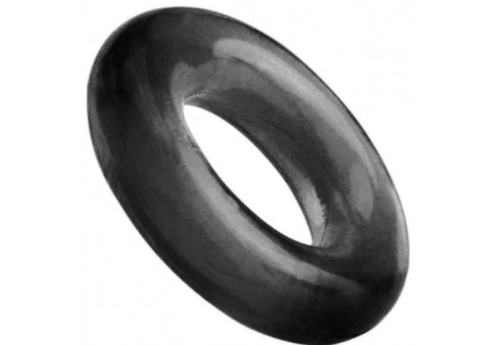 Μαύρο Ελαστικό Δαχτυλίδι Πέους & Όρχεων - The Screaming O The Ringo Black