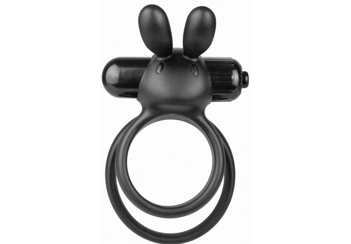 The Screaming O XL Ohare Rabbit Cockring Black