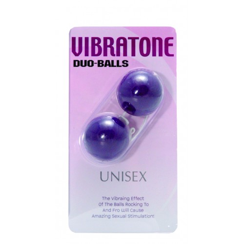 Μωβ Κολπικές Μπάλες - Seven Creations Vibratone Duo Balls Purple