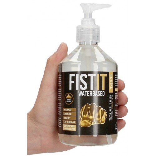 Λιπαντικό Νερού Μακράς Διάρκειας - Shots Fist It Waterbased Lubricant 500ml