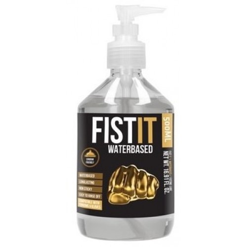 Λιπαντικό Νερού Μακράς Διάρκειας - Shots Fist It Waterbased Lubricant 500ml