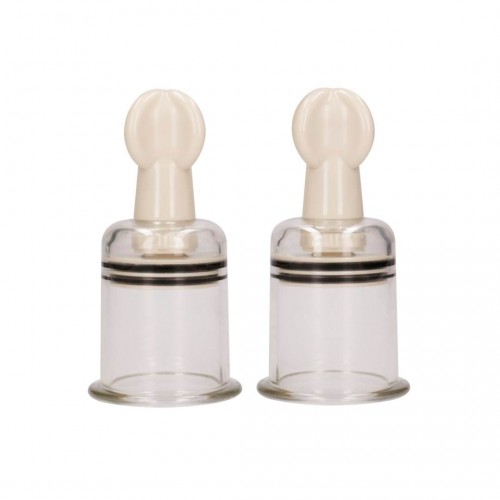 Shots Ouch Nipple Enhancers Suction Cup Medium