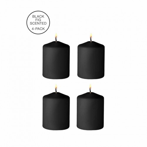 Φετιχιστικά Κεριά Με Άρωμα - Shots Ouch Tease Candles Black 4 pcs