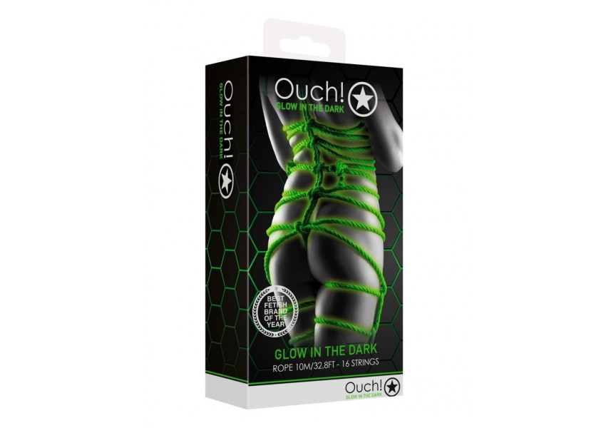 Shots Ouch Rope Glow In The Dark 10m