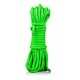 Πράσινο Φετιχιστικό Σχοινί Που Φωσφορίζει Στο Σκοτάδι - Shots Ouch Rope Glow In The Dark 10m