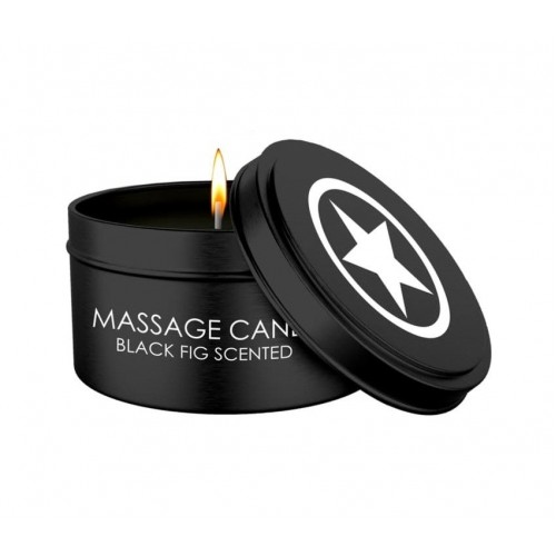 Shots Ouch Massage Candle Black Fig