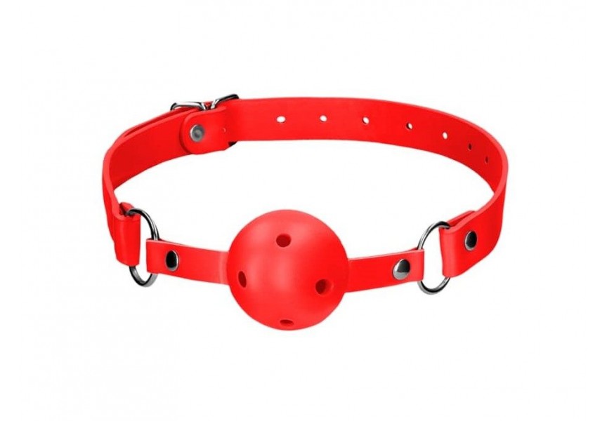 Shots Ouch Fetish Ball Gag Red