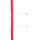 Κόκκινο Φετιχιστικό Σχοινί Δεσίματος - Shots Ouch Kinbaku Rope Red 10m