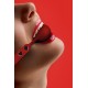 Κόκκινο Φετιχιστικό Φίμωτρο Με Μπάλα Σιλικόνης - Shots Ouch Silicone Ball Gag Red