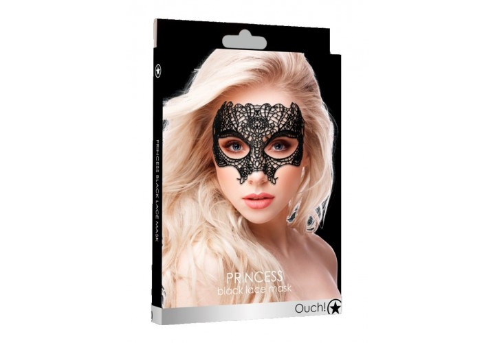 Μαύρη Μάσκα Ματιών - Shots Ouch Princess Lace Mask Black