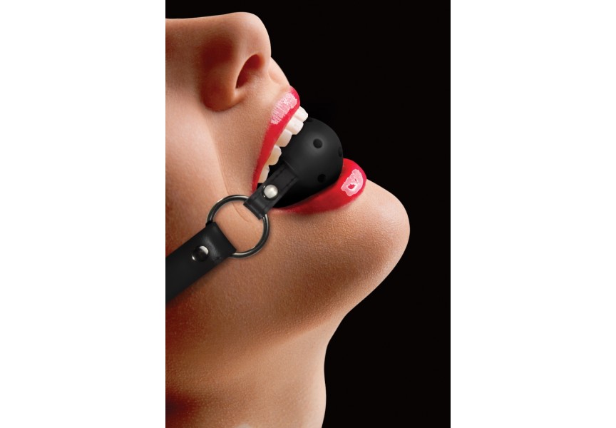 Shots Ouch Fetish Ball Gag Black