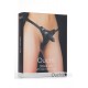 Μαύρο Ομοίωμα Πέους Με Ζώνη - Shots Ouch Strap On Dildo With Adjustable Straps Black 11cm