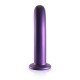 Shots Ouch Smooth Silicone G Spot Dildo Purple 17.7cm