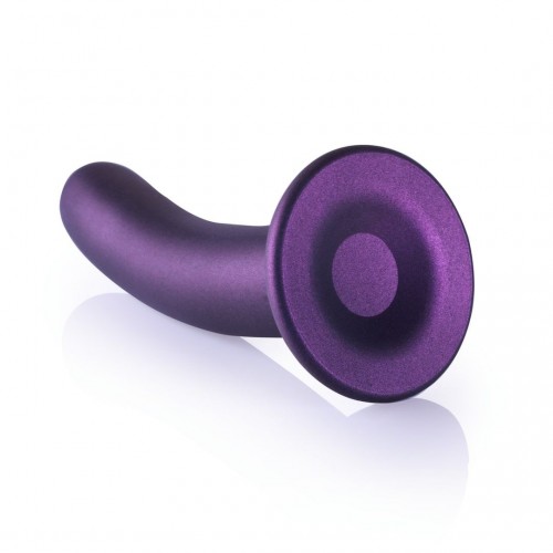 Shots Ouch Smooth Silicone G Spot Dildo Purple 17.7cm