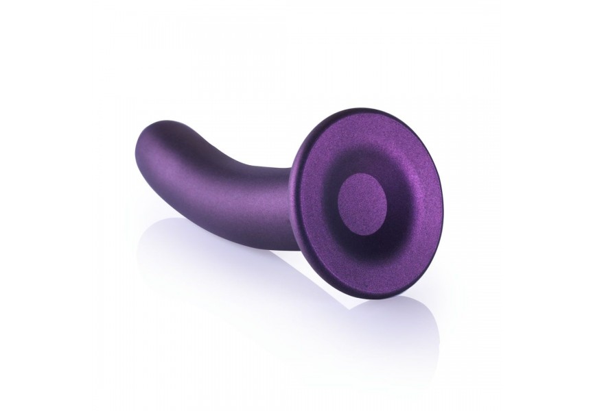 Shots Ouch Smooth Silicone G Spot Dildo Purple 17.7cm