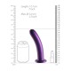 Μη Ρεαλιστικό Ομοίωμα Σιλικόνης Με Βεντούζα - Shots Ouch Smooth Silicone G Spot Dildo Purple 17.7cm