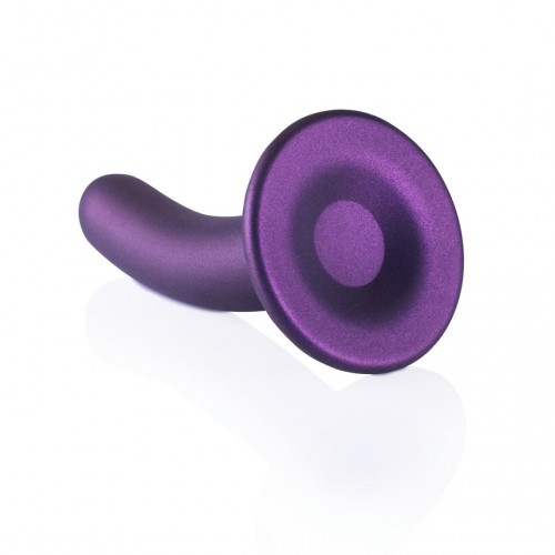 Shots Ouch Smooth Silicone G Spot Dildo Purple 15cm