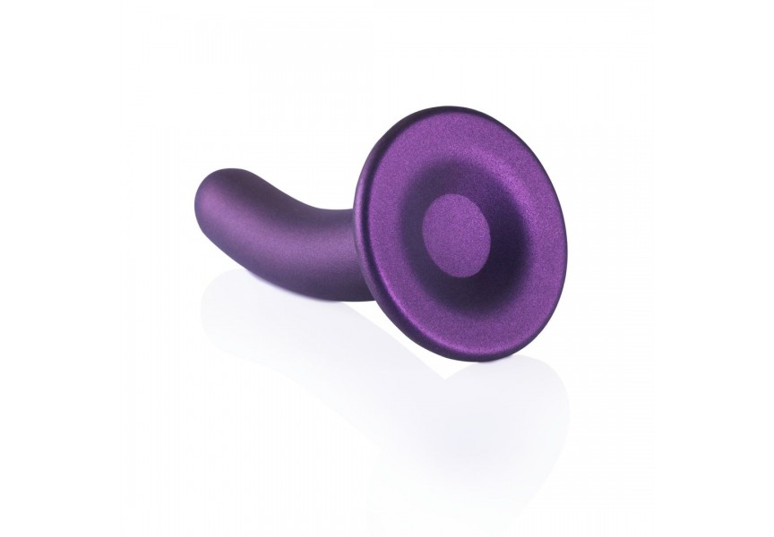 Μη Ρεαλιστικό Ομοίωμα Σιλικόνης Με Βεντούζα - Shots Ouch Smooth Silicone G Spot Dildo Purple 15cm