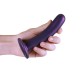 Shots Ouch Smooth Silicone G Spot Dildo Purple 15cm