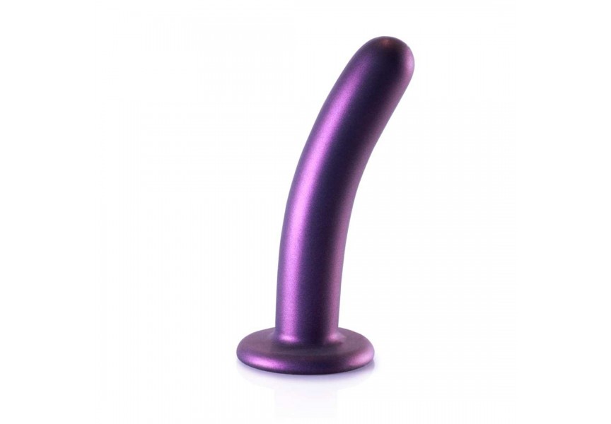 Shots Ouch Smooth Silicone G Spot Dildo Purple 15cm