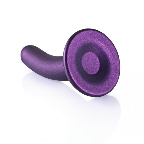 Shots Ouch Smooth Silicone G Spot Dildo Purple 12.4cm