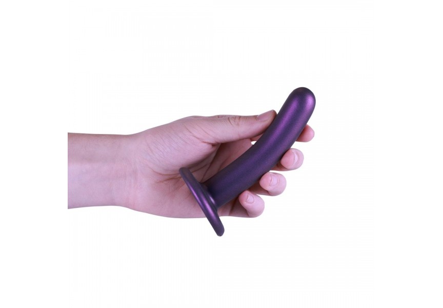 Shots Ouch Smooth Silicone G Spot Dildo Purple 12.4cm