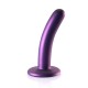 Shots Ouch Smooth Silicone G Spot Dildo Purple 12.4cm