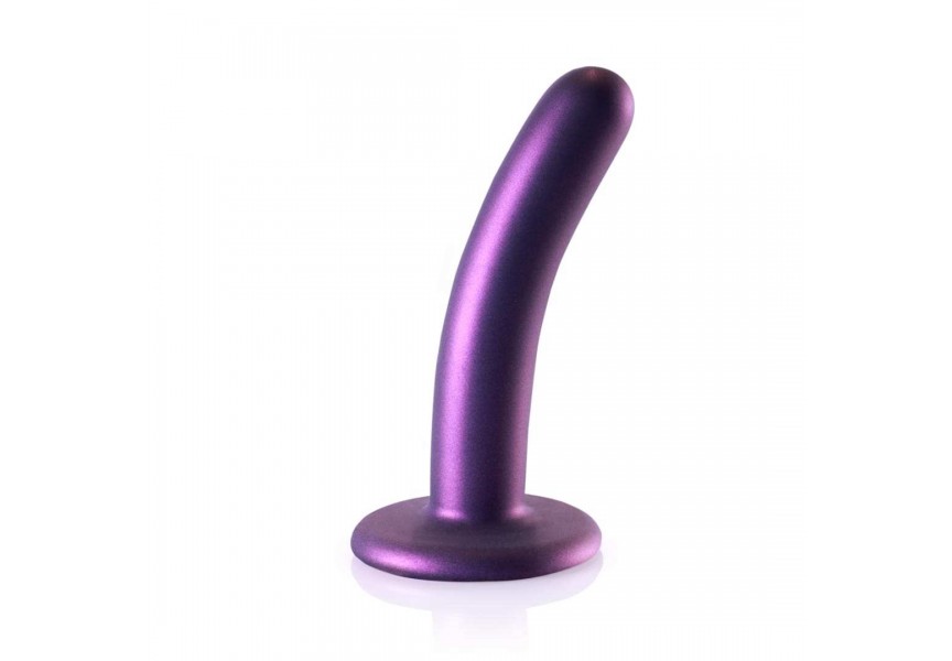 Shots Ouch Smooth Silicone G Spot Dildo Purple 12.4cm