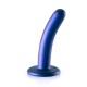 Shots Ouch Smooth Silicone G Spot Dildo Blue 12.4cm