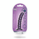 Shots Ouch Smooth Beaded Silicone G Spot Dildo Purple 13.8cm