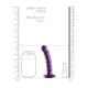 Μη Ρεαλιστικό Ομοίωμα Σιλικόνης Με Βεντούζα - Shots Ouch Smooth Beaded Silicone G Spot Dildo Purple 13.8cm
