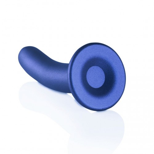 Shots Ouch Smooth Silicone G Spot Dildo Blue 15cm