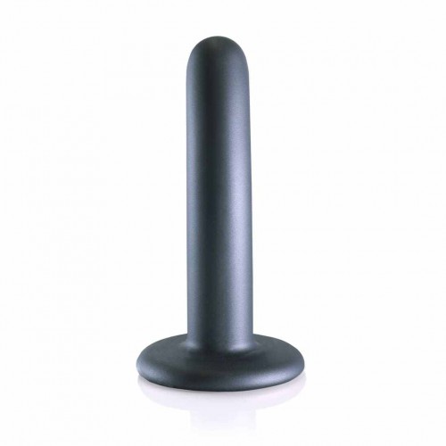 Shots Ouch Smooth Silicone G Spot Dildo Gray 12.4cm