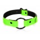 Shots Ouch! O Ring Gag Glow In The Dark Green