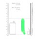 Shots Ouch Glow In The Dark Smooth Stretchy Penis Sleeve 15.5cm